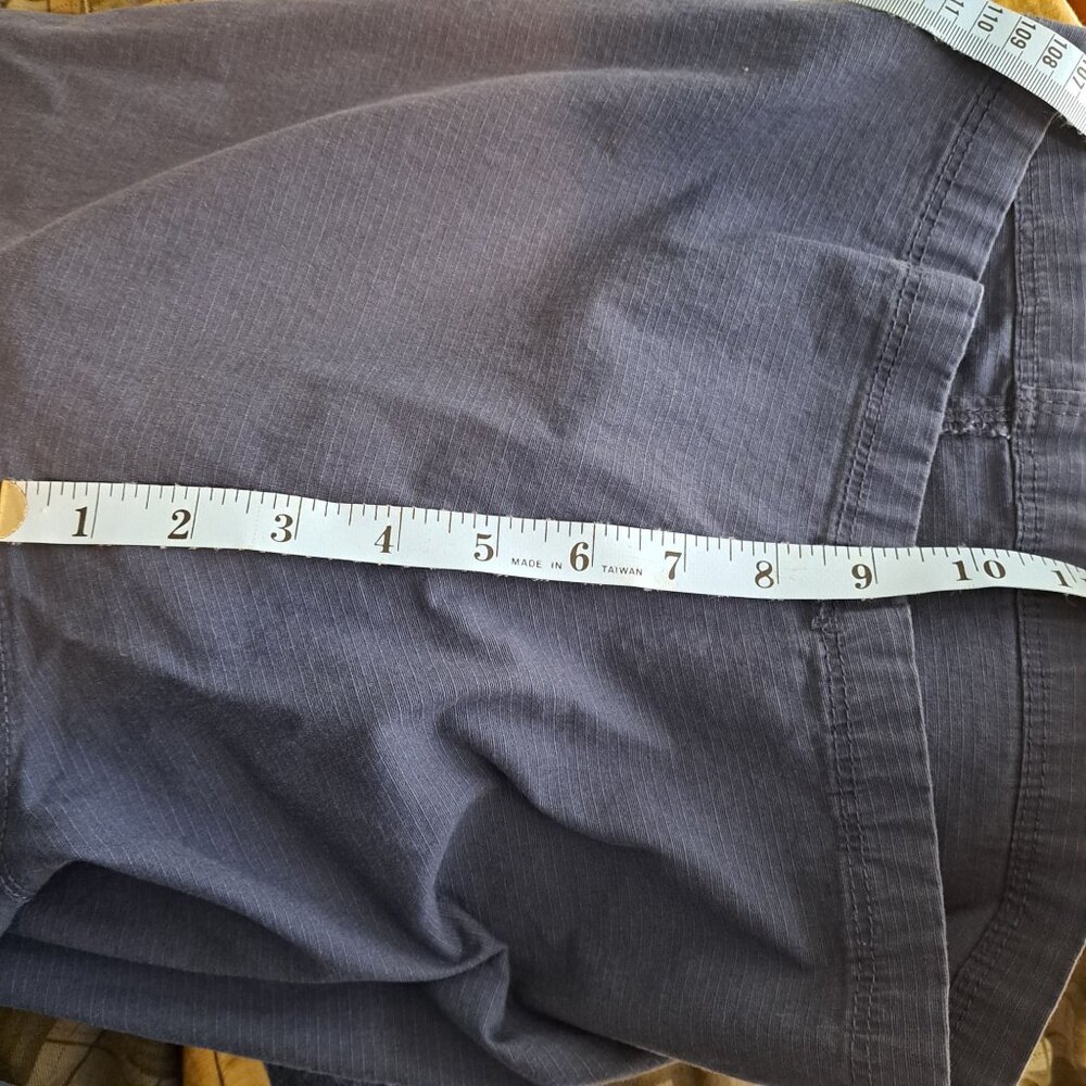 Weatherproof Shorts Mens 40-42"x9.5" Navy Blue Cotton Blend Cargo Stretch Hiking - Picture 6 of 11
